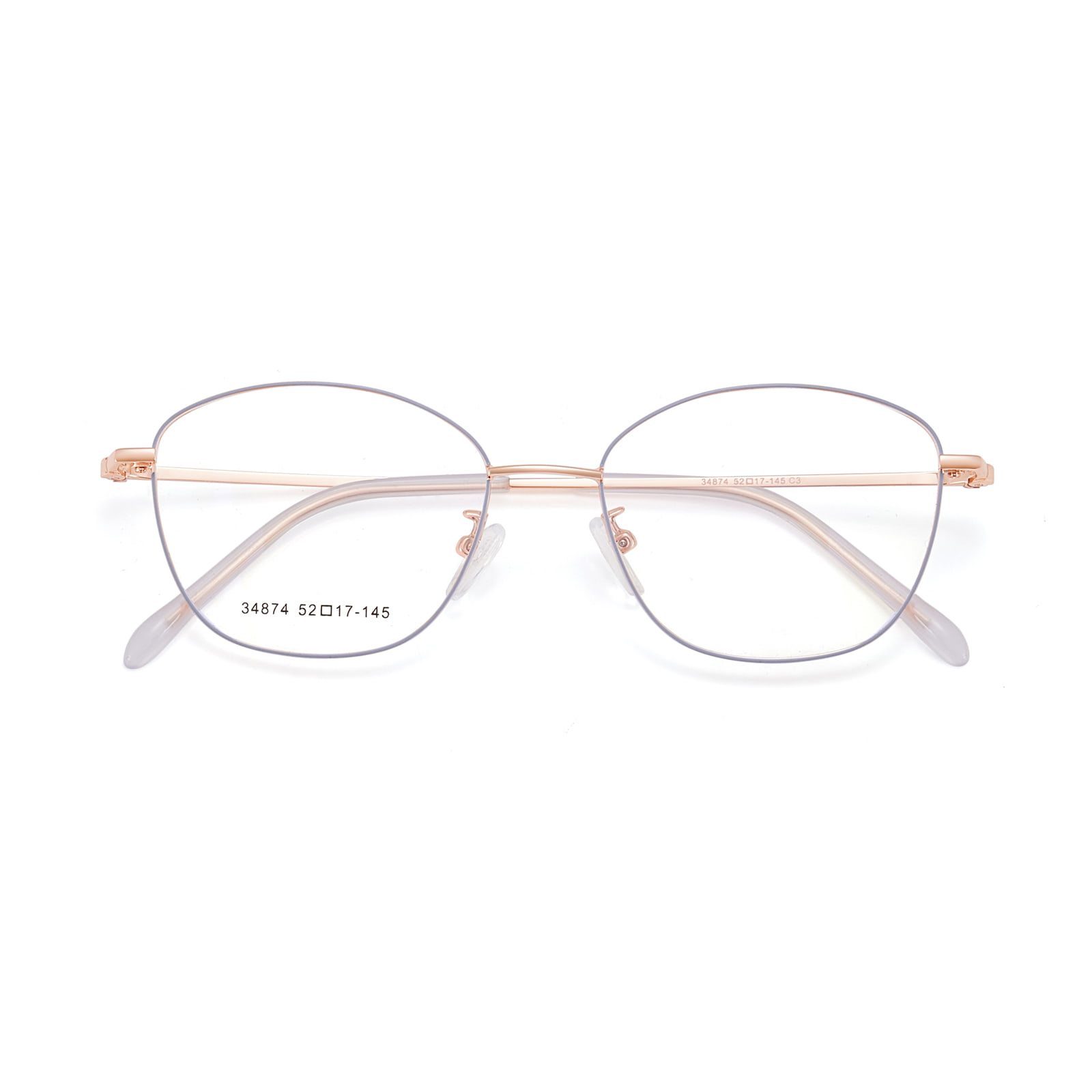 34874 Retro Manipis na Frame Alloy na Salamin
