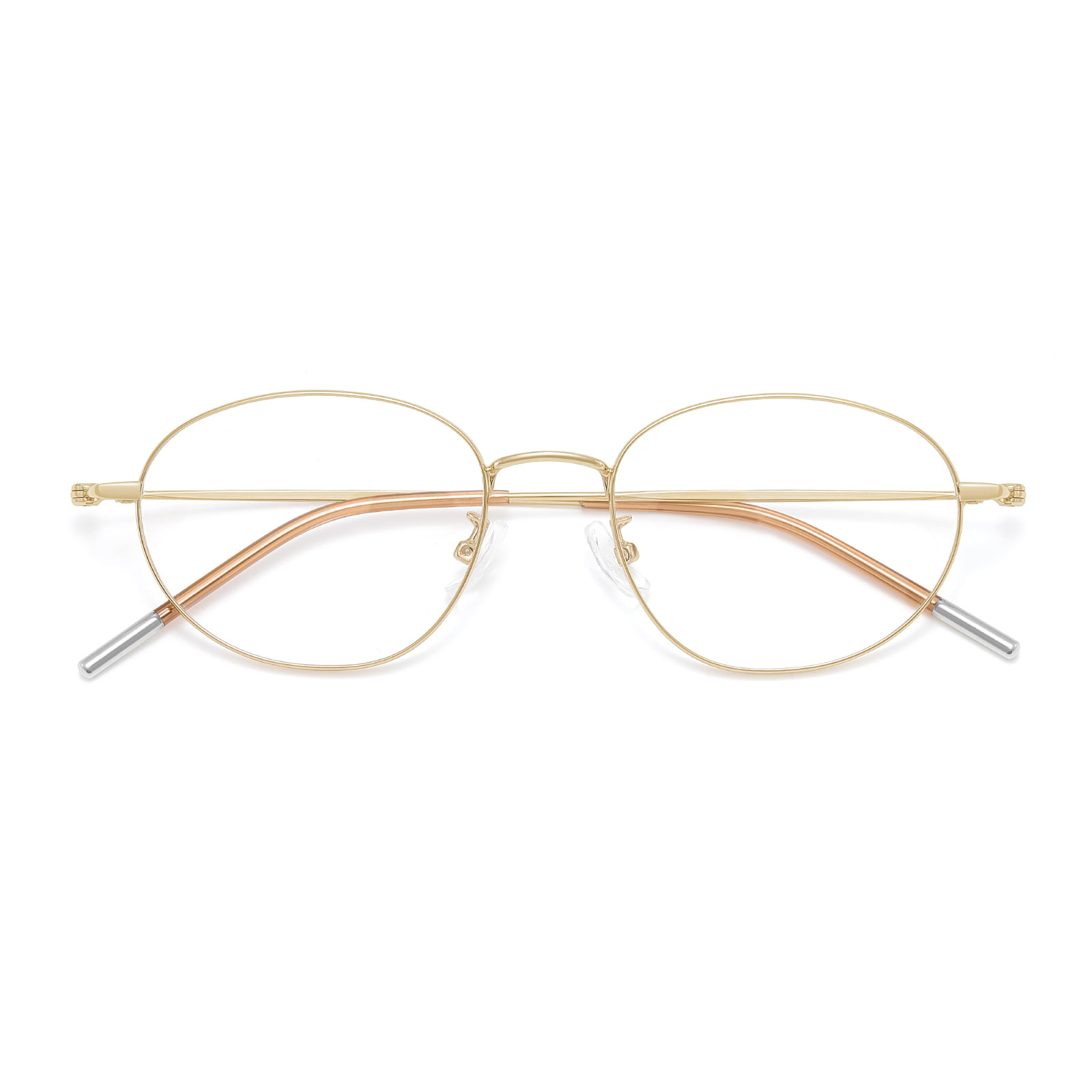 58161 Asymmetric Narrow Frame na Alloy na Salamin sa Balat