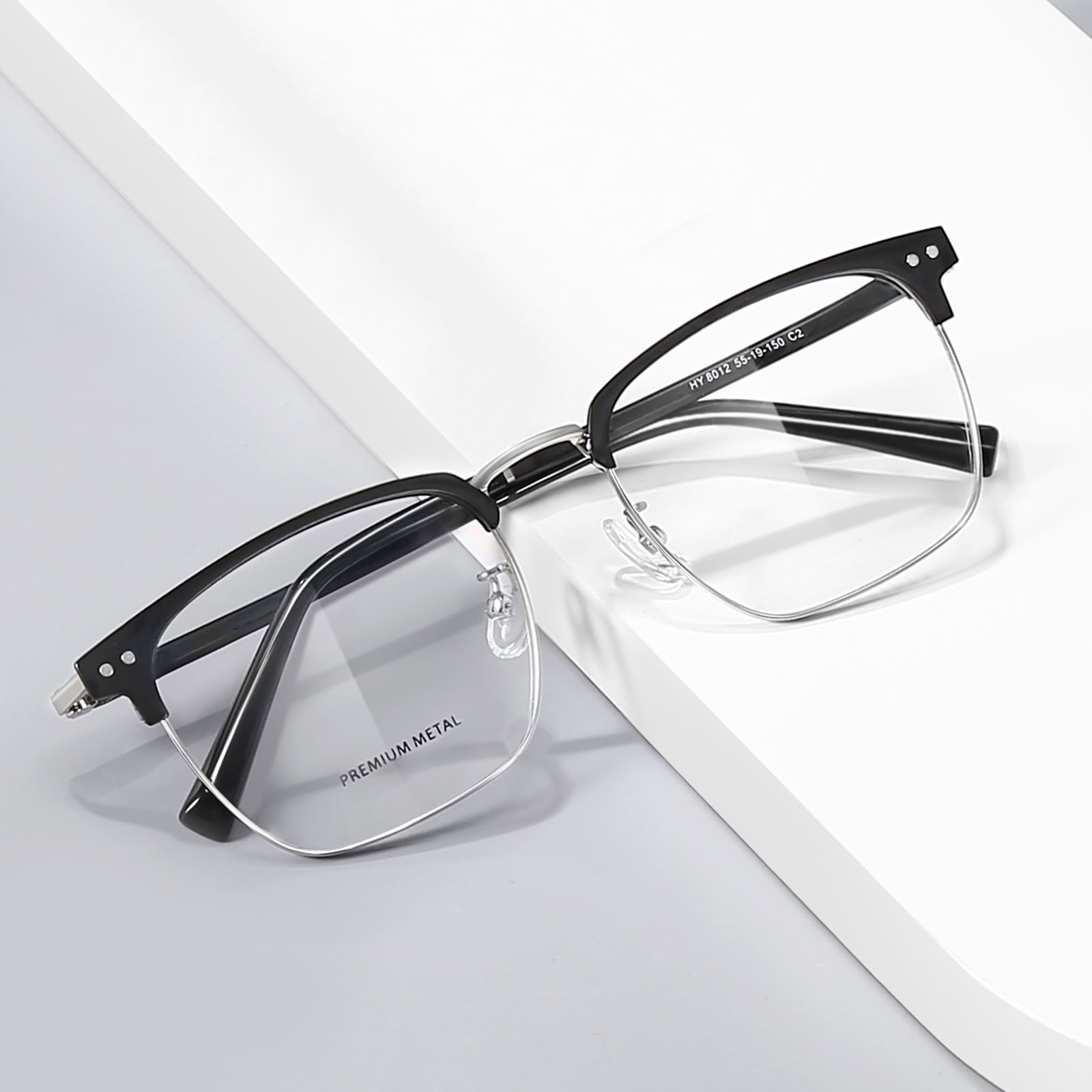 8012 Minimalist Nose-Pressure Alloy na Salamin