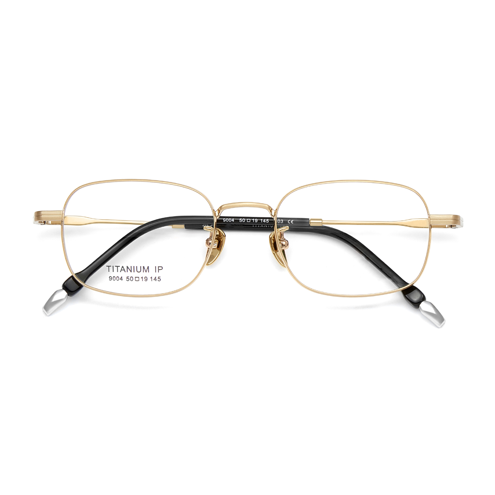 9004 Malapad na Rimmed Non-Slip Pure Titanium Salamin