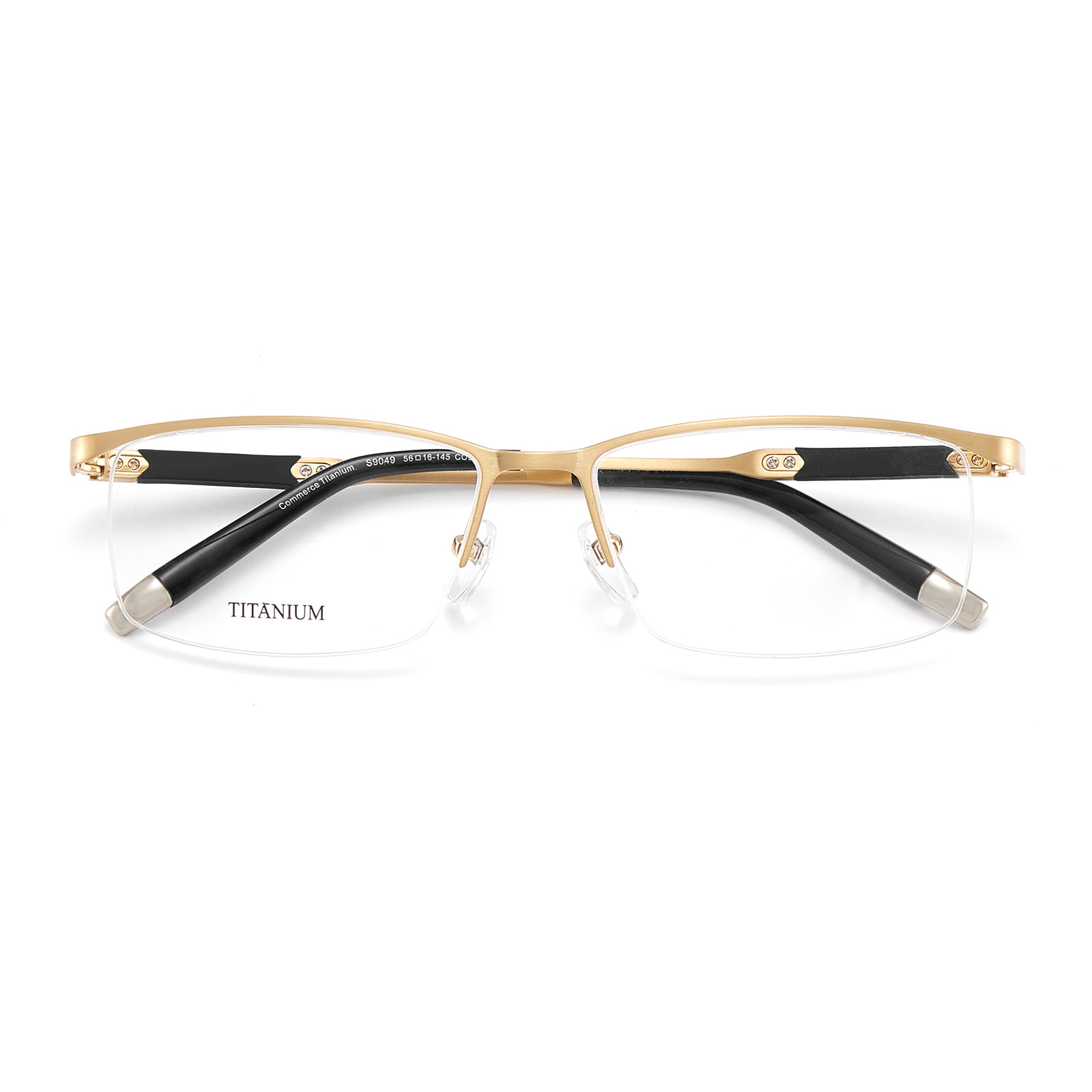 S9049 High-End Half-Frame Non-Deformable Pure Titanium Salamin