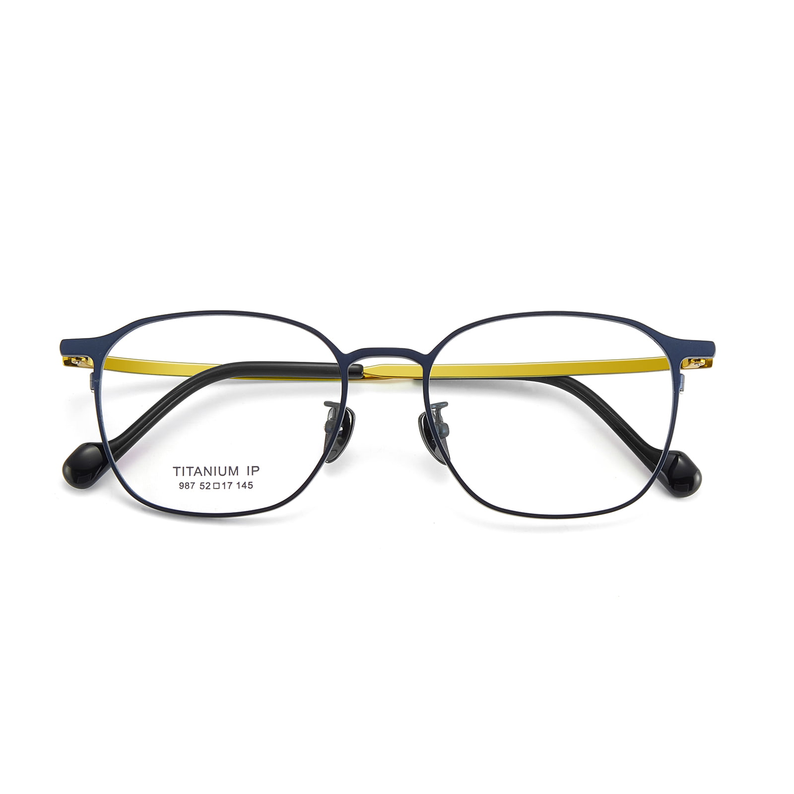 987 Simpleng Gradient Color Temples Pure Titanium Salamin