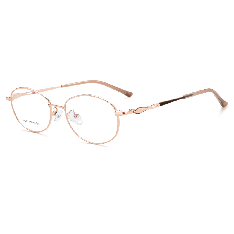 34397 Araw-araw na Oval Full Frame Alloy na Salamin