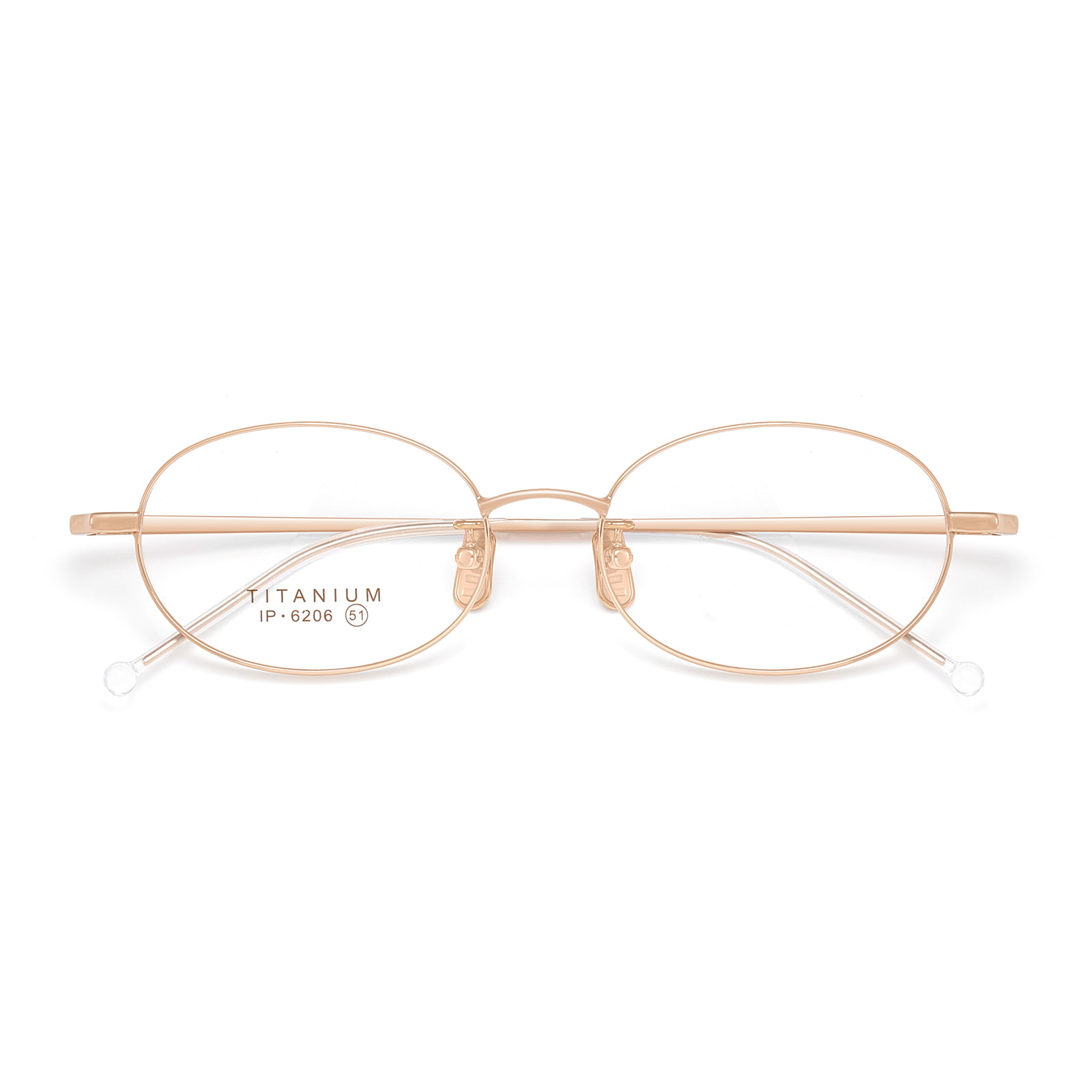 6206 Soft Curved Outward Expansion Pure Titanium Salamin