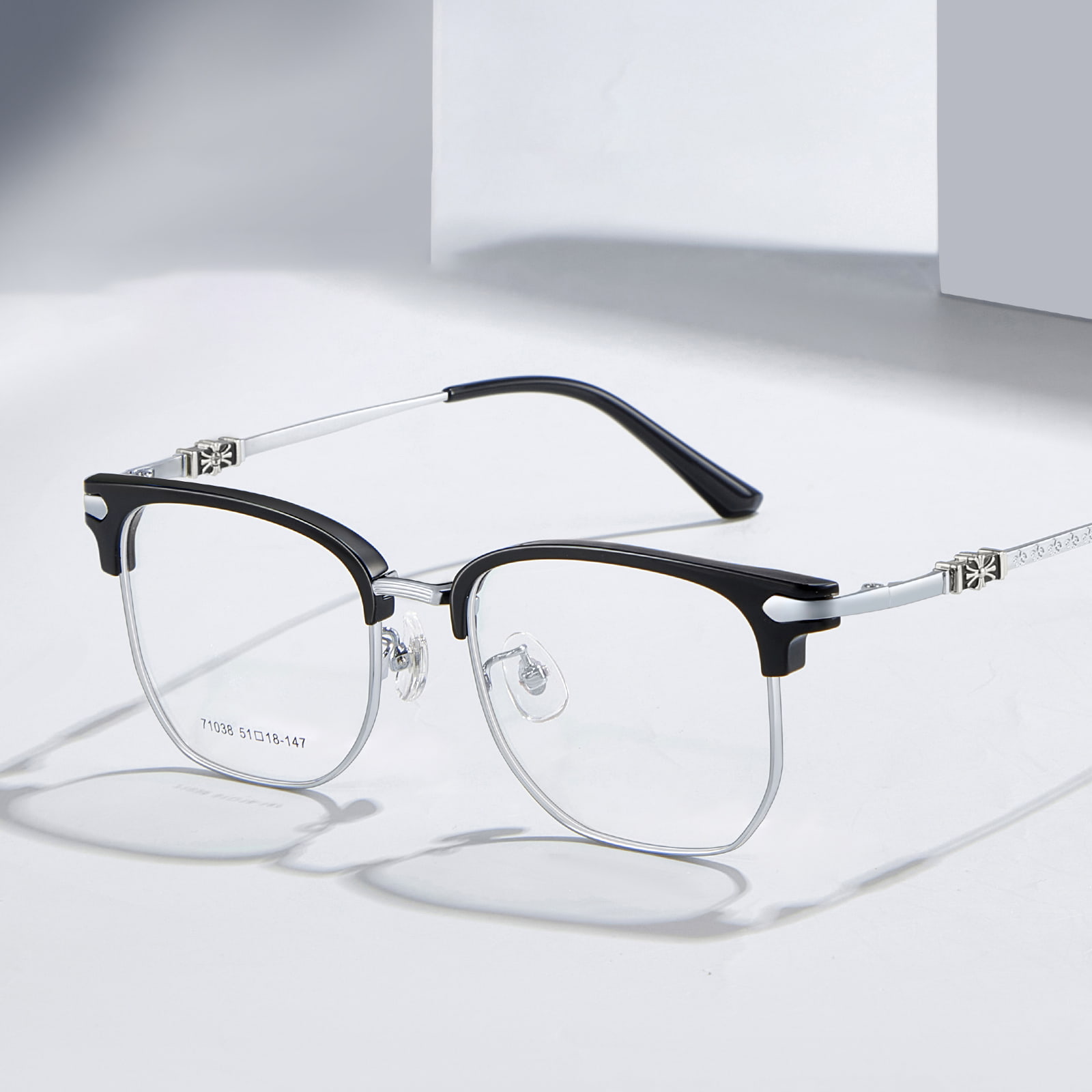 71038 Casual Anti-Eye Fatigue Alloy Glasses