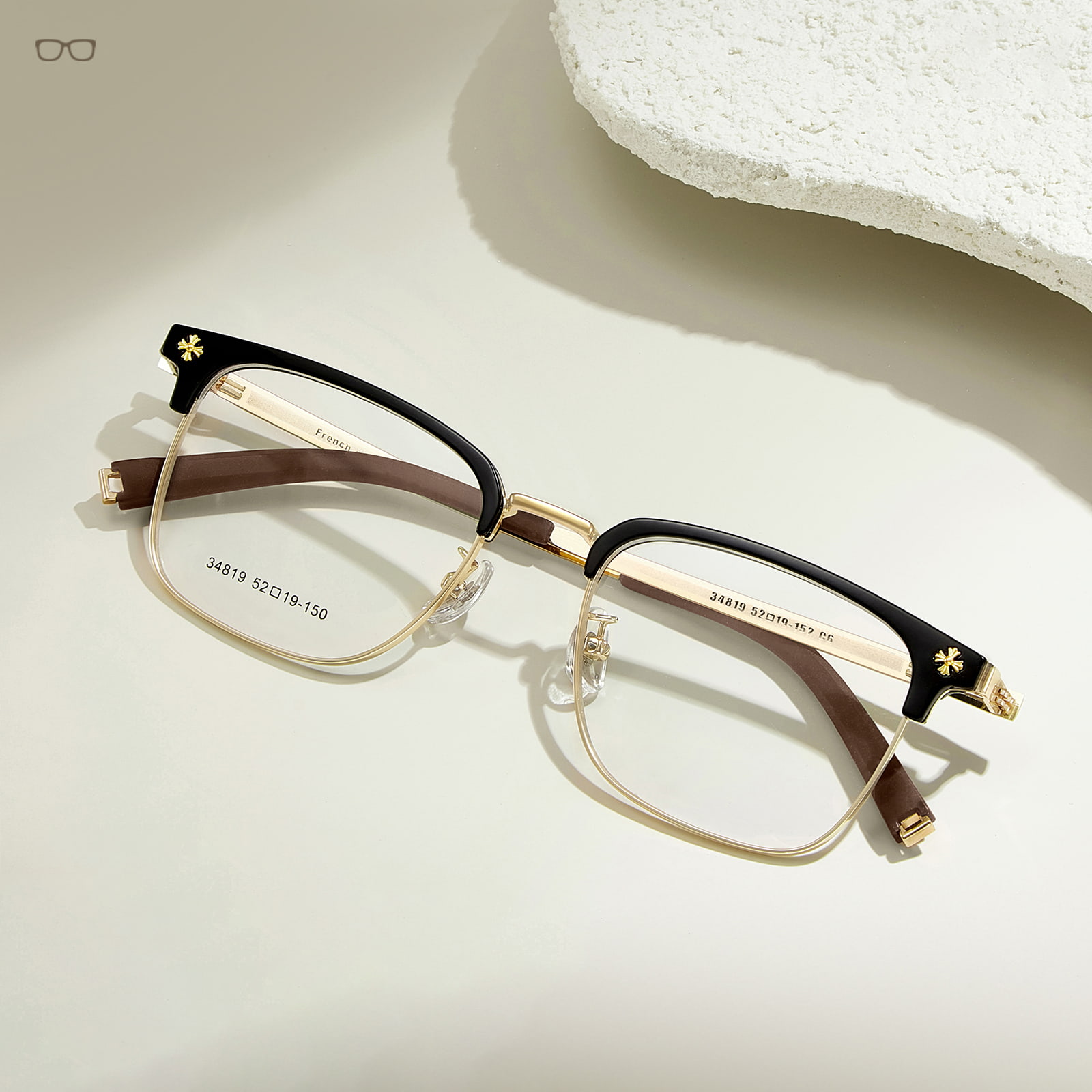 34819 Light Luxury High Elastic Bio Steel Alloy na Salamin