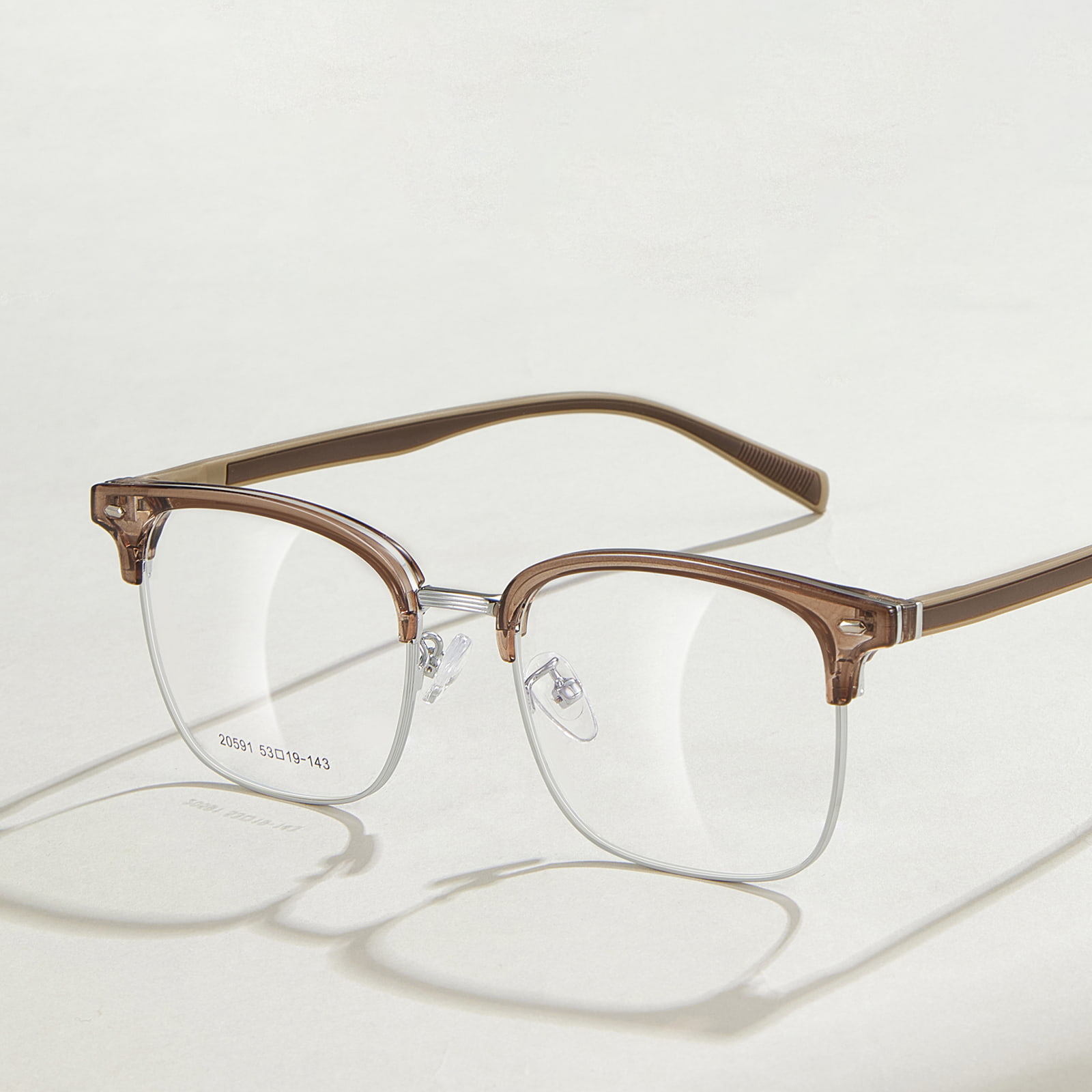 20591 Casual Plastic Steel Temple Alloy Glasses