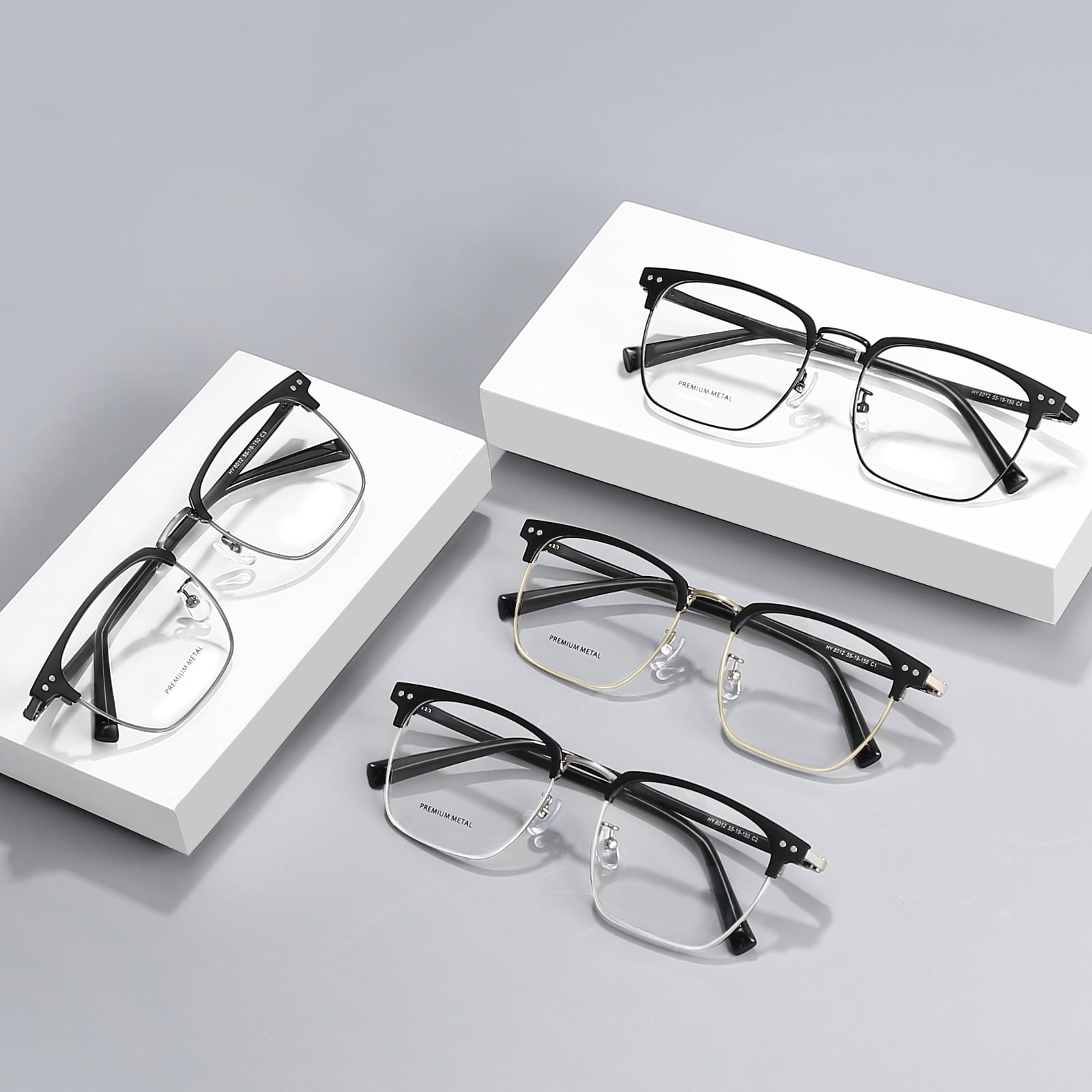 8012 Minimalist Nose-Pressure Alloy na Salamin