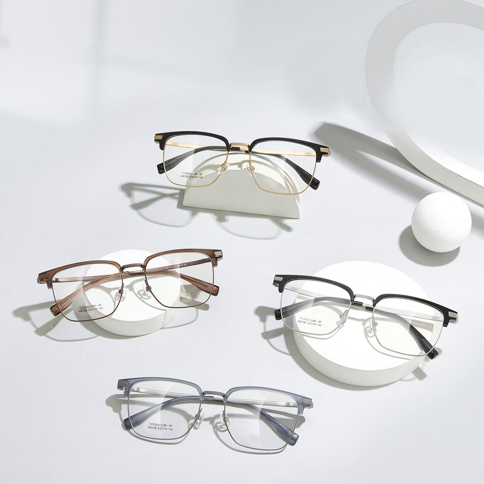 M6138 Stable at Corrosion-Resistant Embossed β Titanium Salamin