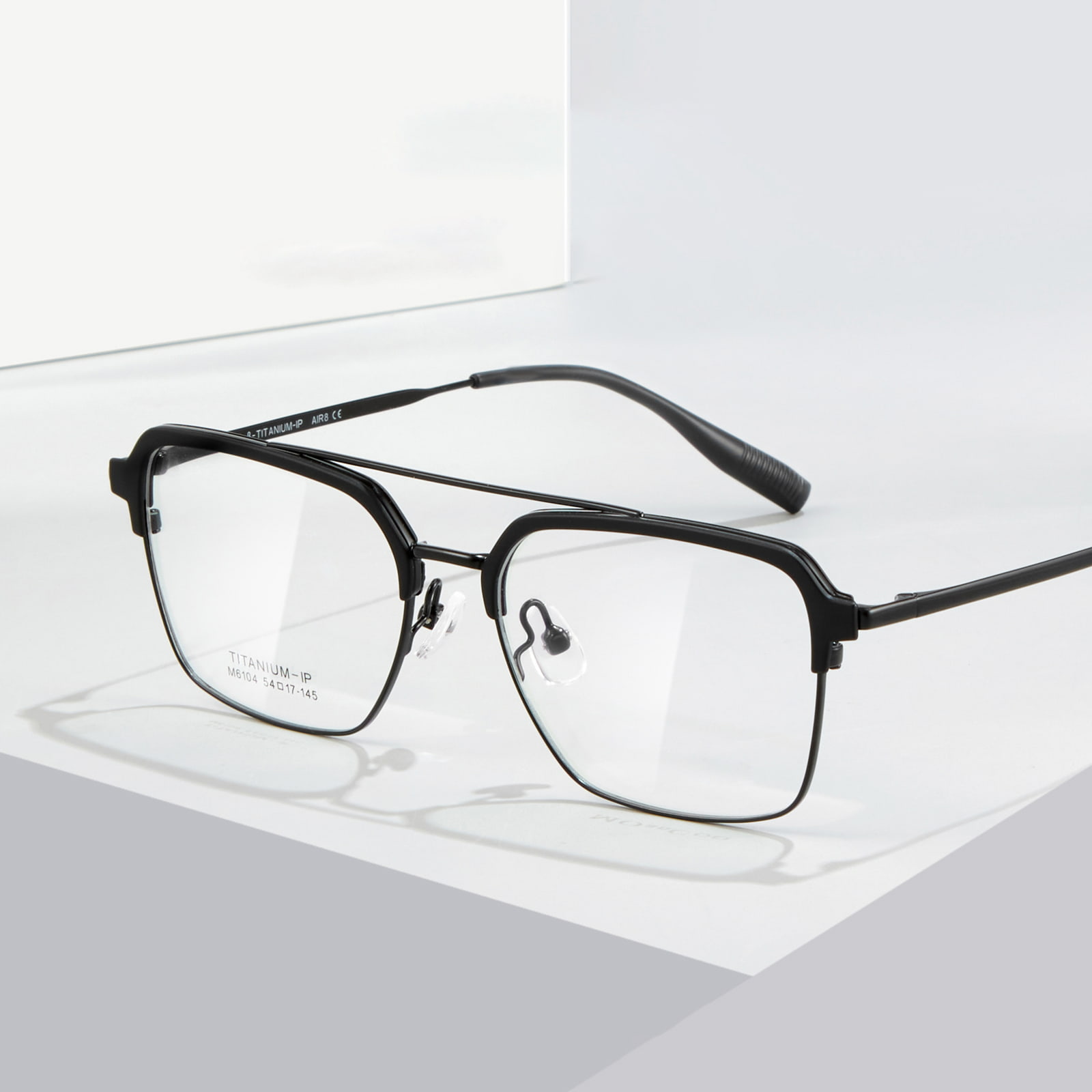 M6104 Double Beam Non-Fading Glossy β Titanium Salamin