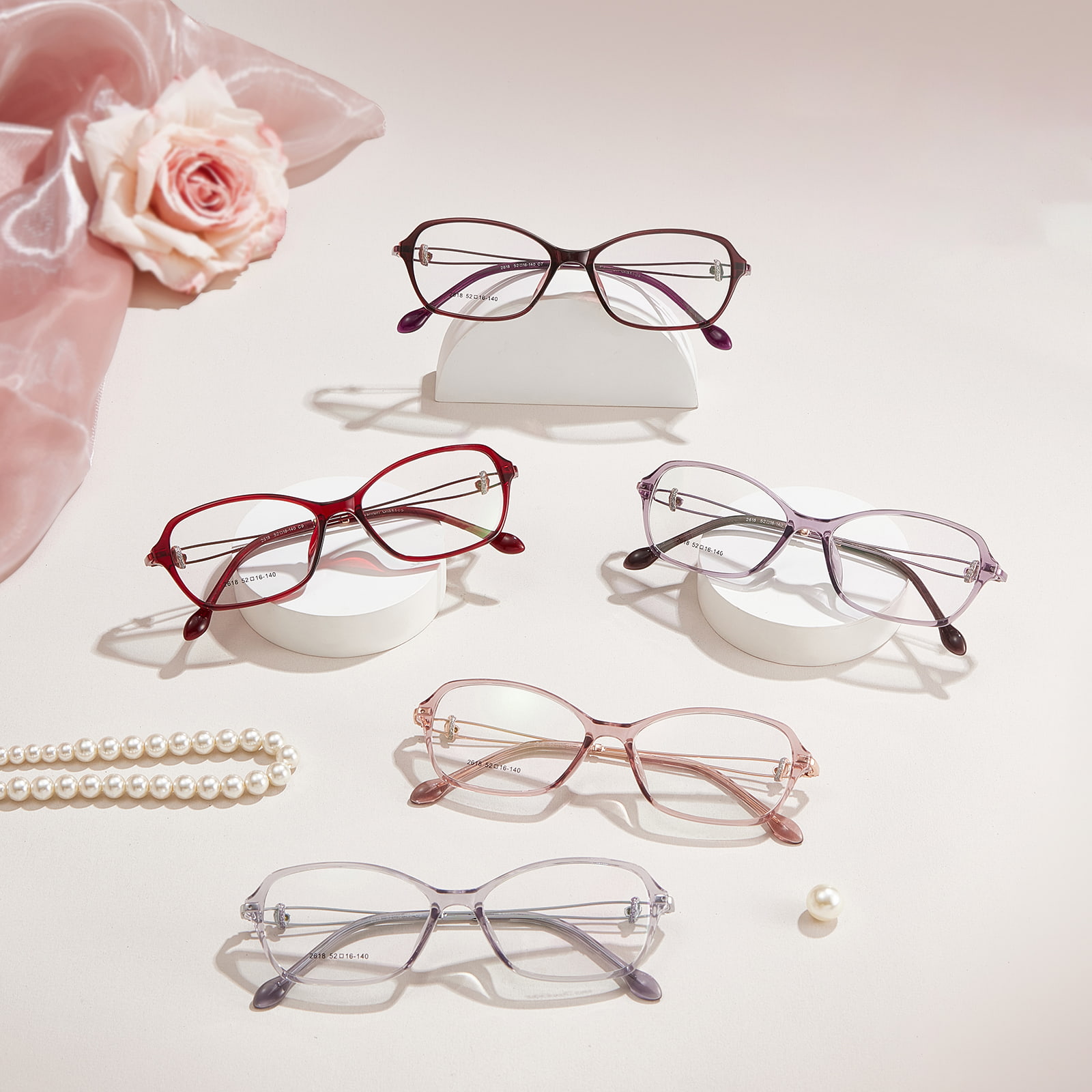 2618 Elegant Polygon TR90 Salamin