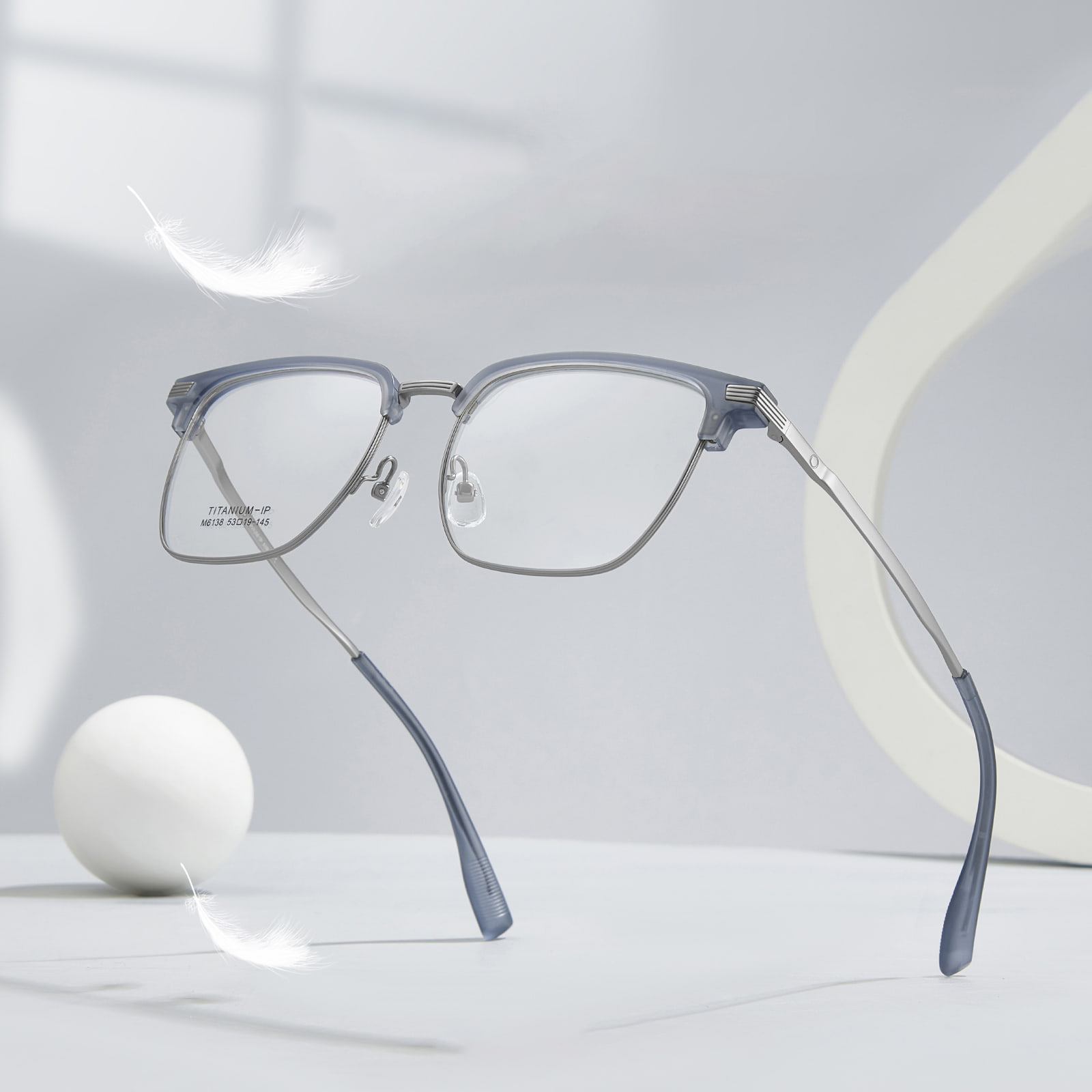 M6138 Stable at Corrosion-Resistant Embossed β Titanium Salamin