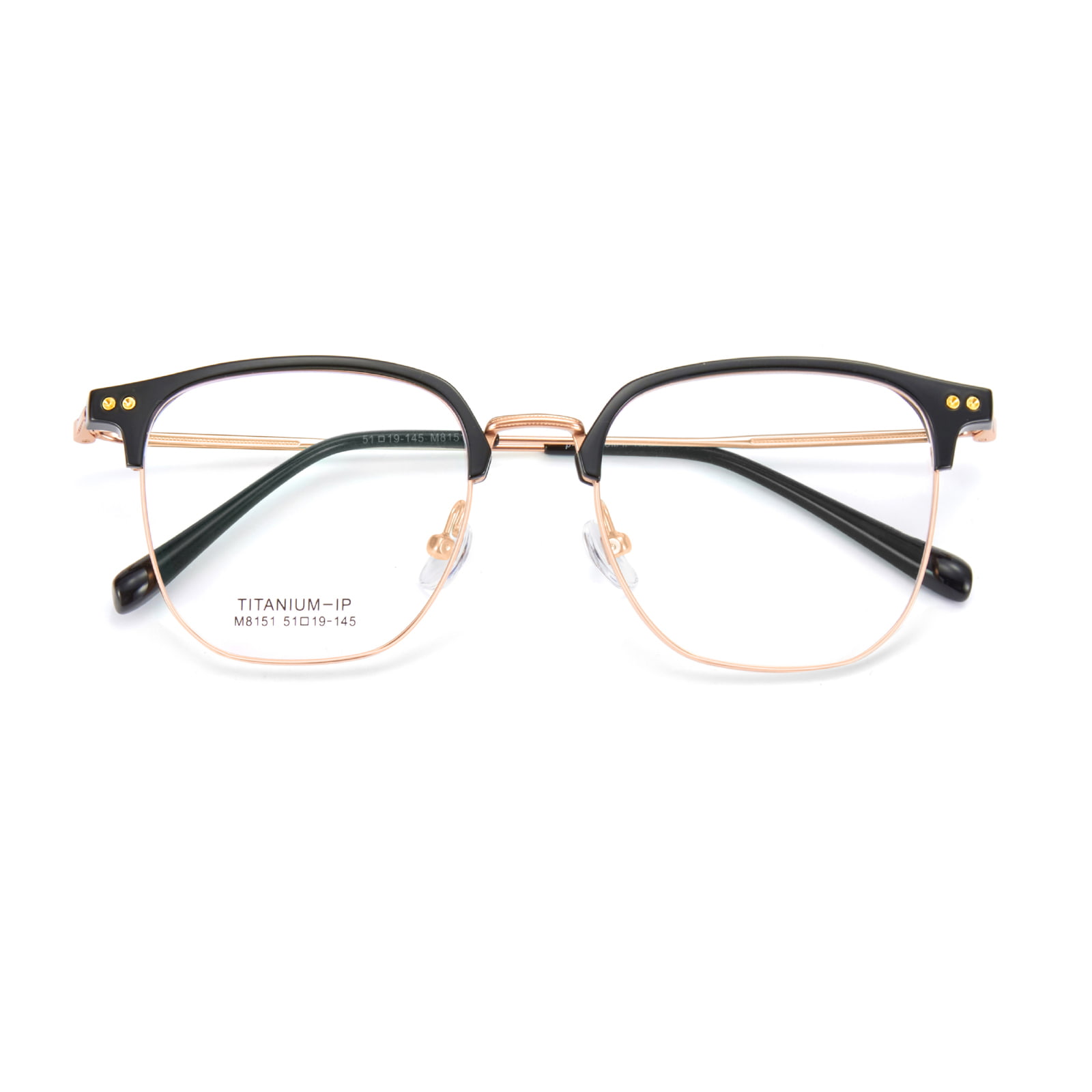 M8151 Square Circle Magaang β Titanium Salamin