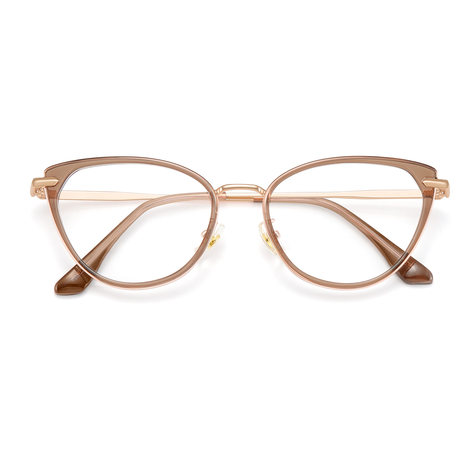 S11916 Gold Glue Metal Rim Anti-Blue Light Glasses