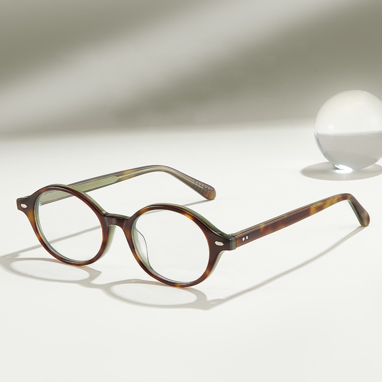 BC8046 Oval Simple Hypoallergenic Acetate Glasses