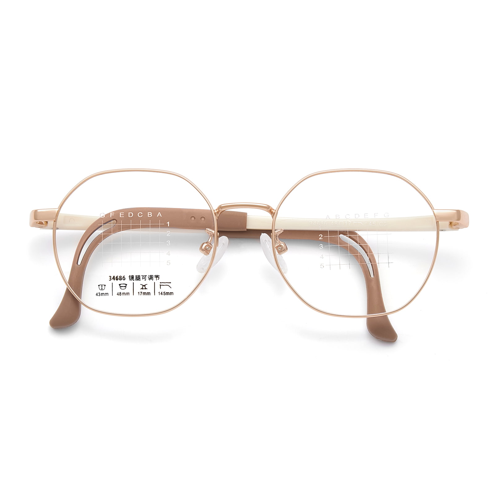 34686 Youth Polygonal Alloy Glasses