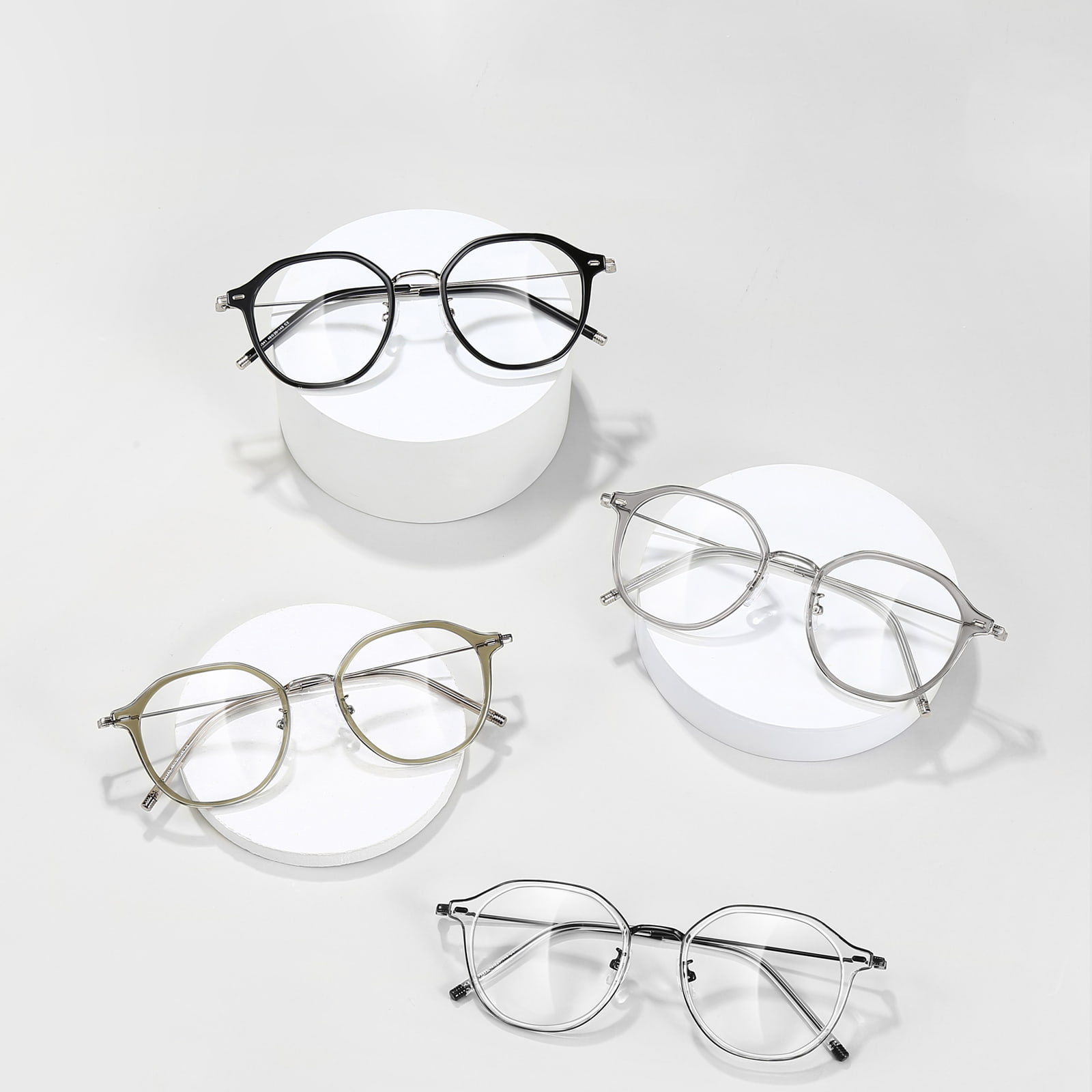 01341 Freely Adjustable Gold Glue Goggles Anti-Blue Light Glasses