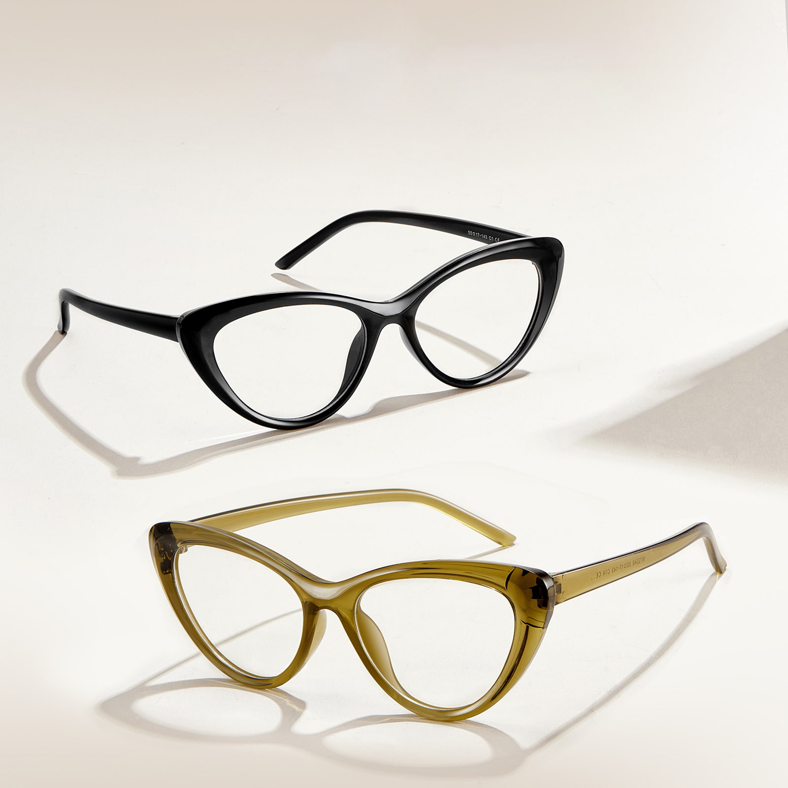 W72346 American Style Anti-Stress Thick Lines Anti-Blue Light Salamin