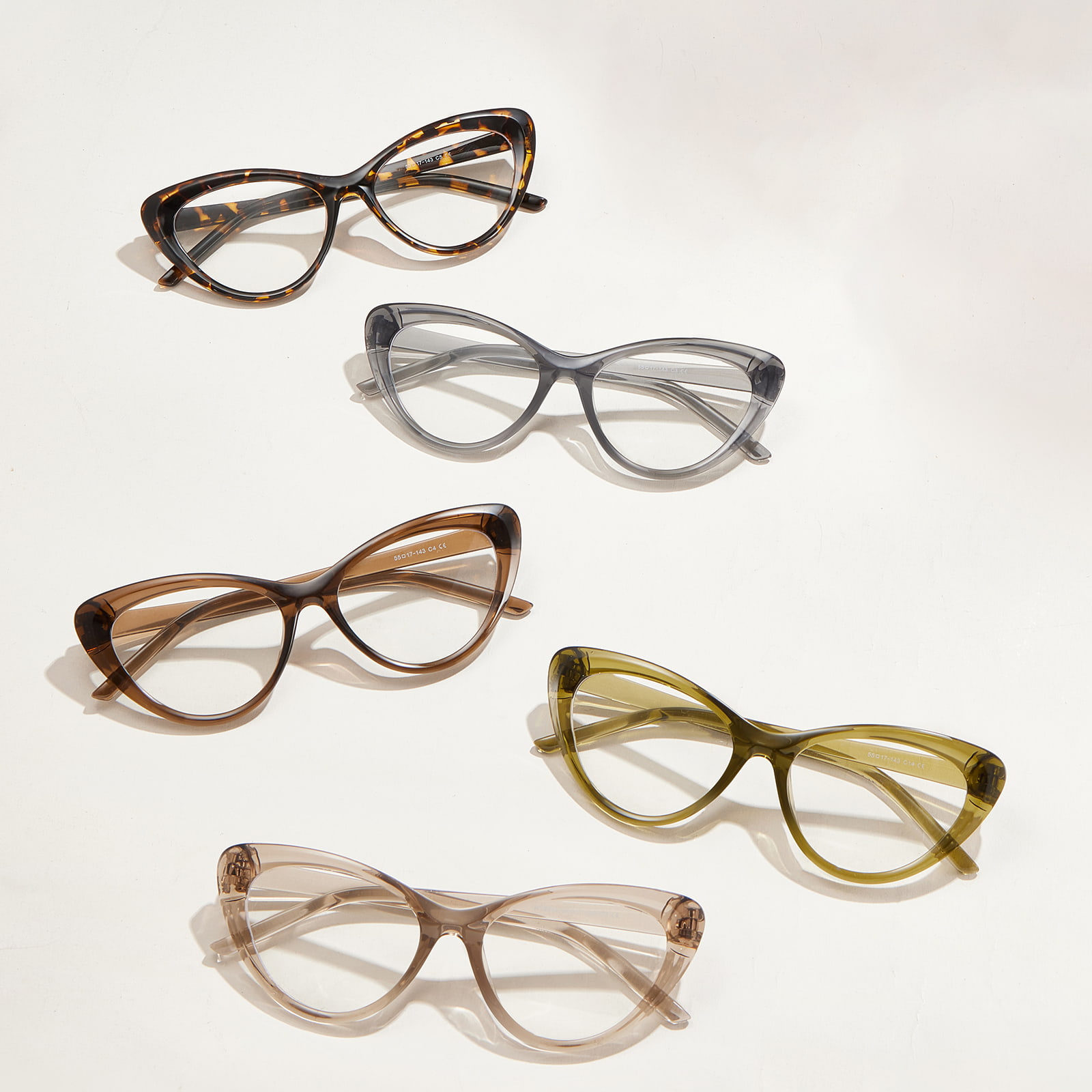 W72346 American Style Anti-Stress Thick Lines Anti-Blue Light Salamin