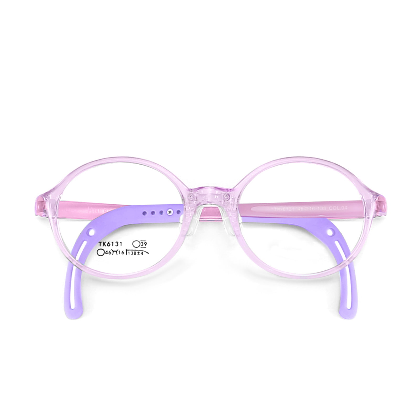 TK6131 Glitter Edge Design Mga Nababaluktot na Salaming Pambata