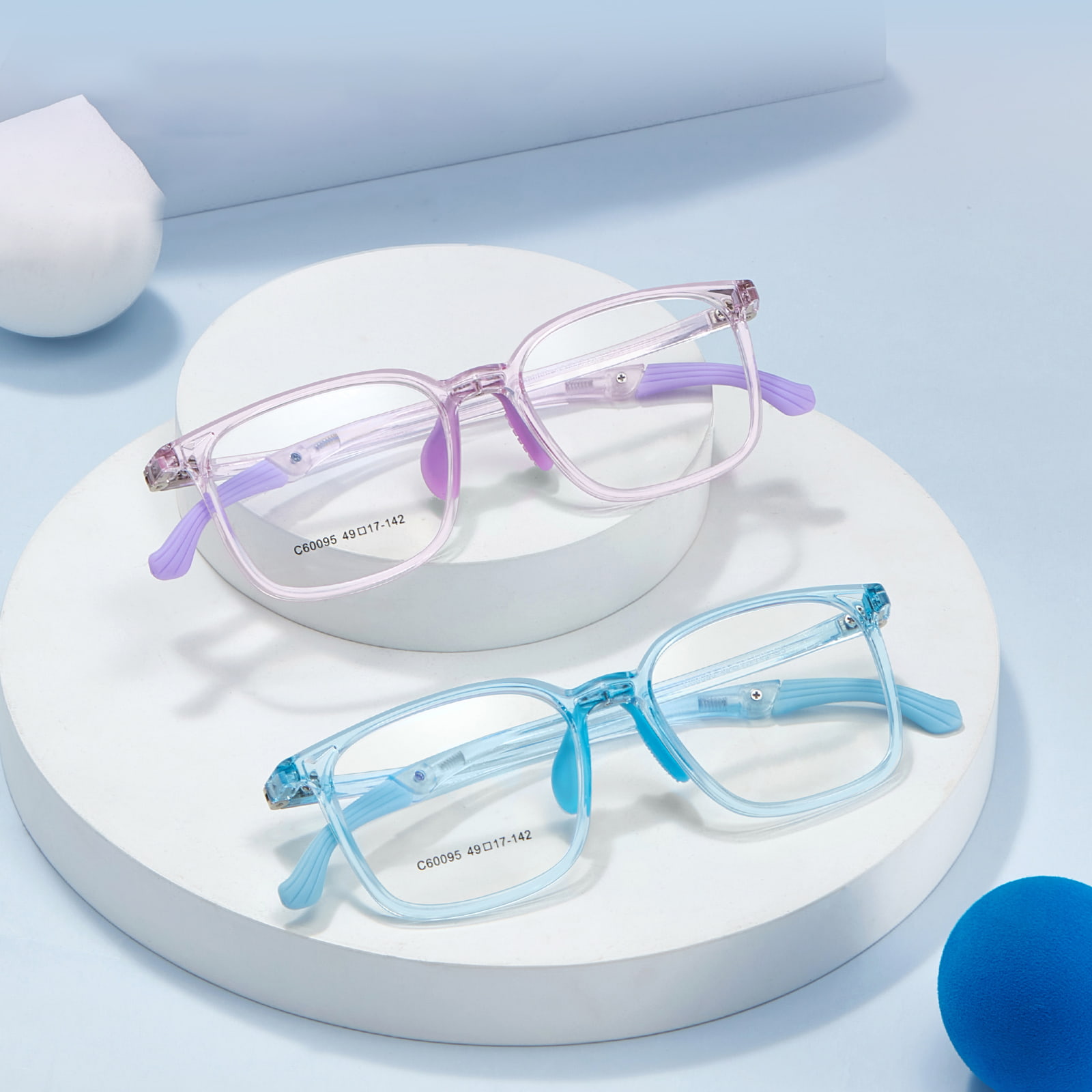 60095 Wear-Resistant Four Angle Adjustable Sports Glasses