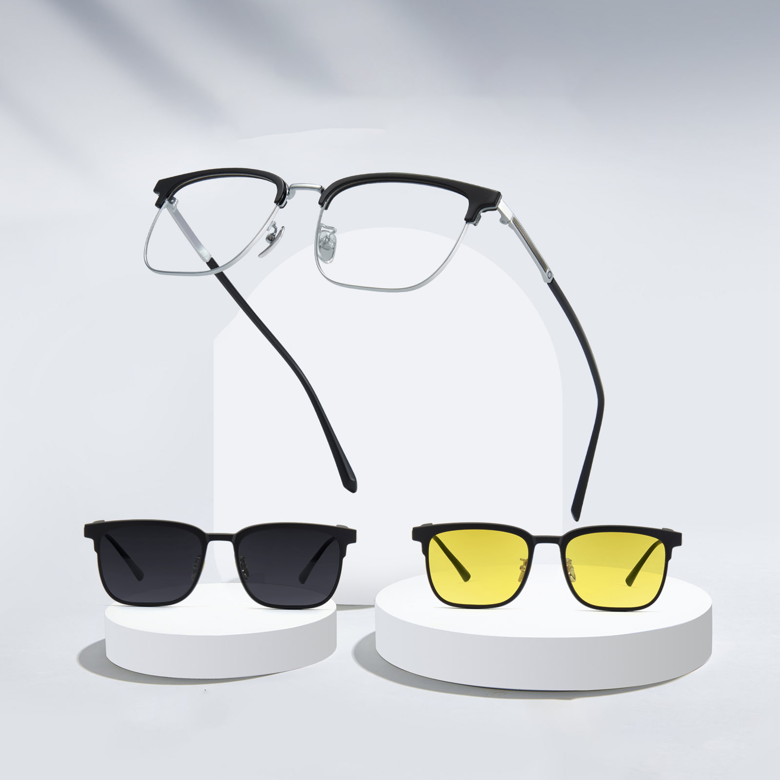 1805 Seamless Quick-Release Magnetic Polarizer Three-In-One Magnetic Sunglasses