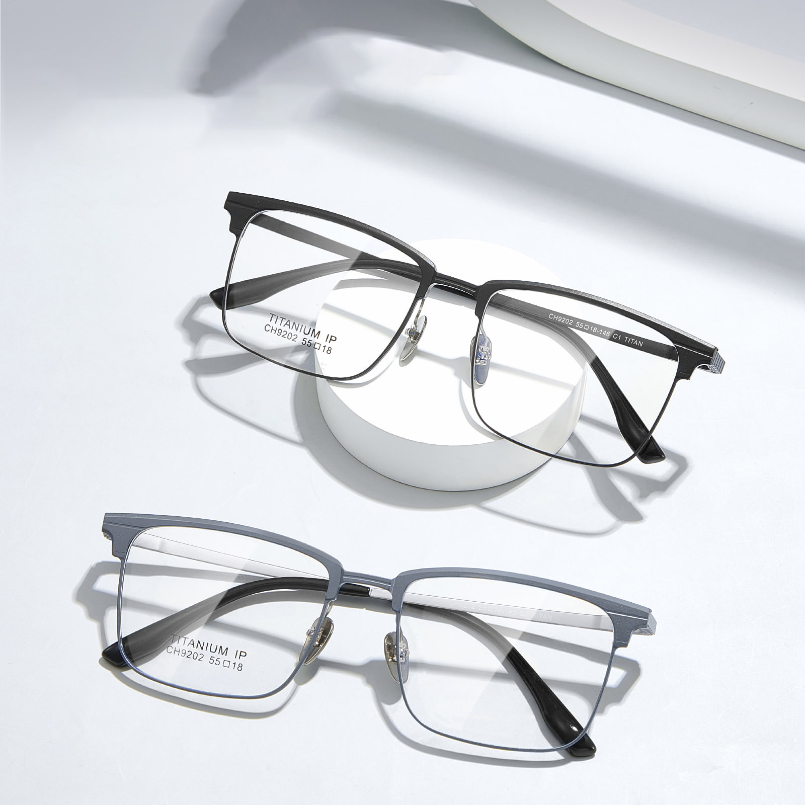 CH9202 Pinong Inukit na One-Piece Myopia Three-In-One Magnetic Sunglasses