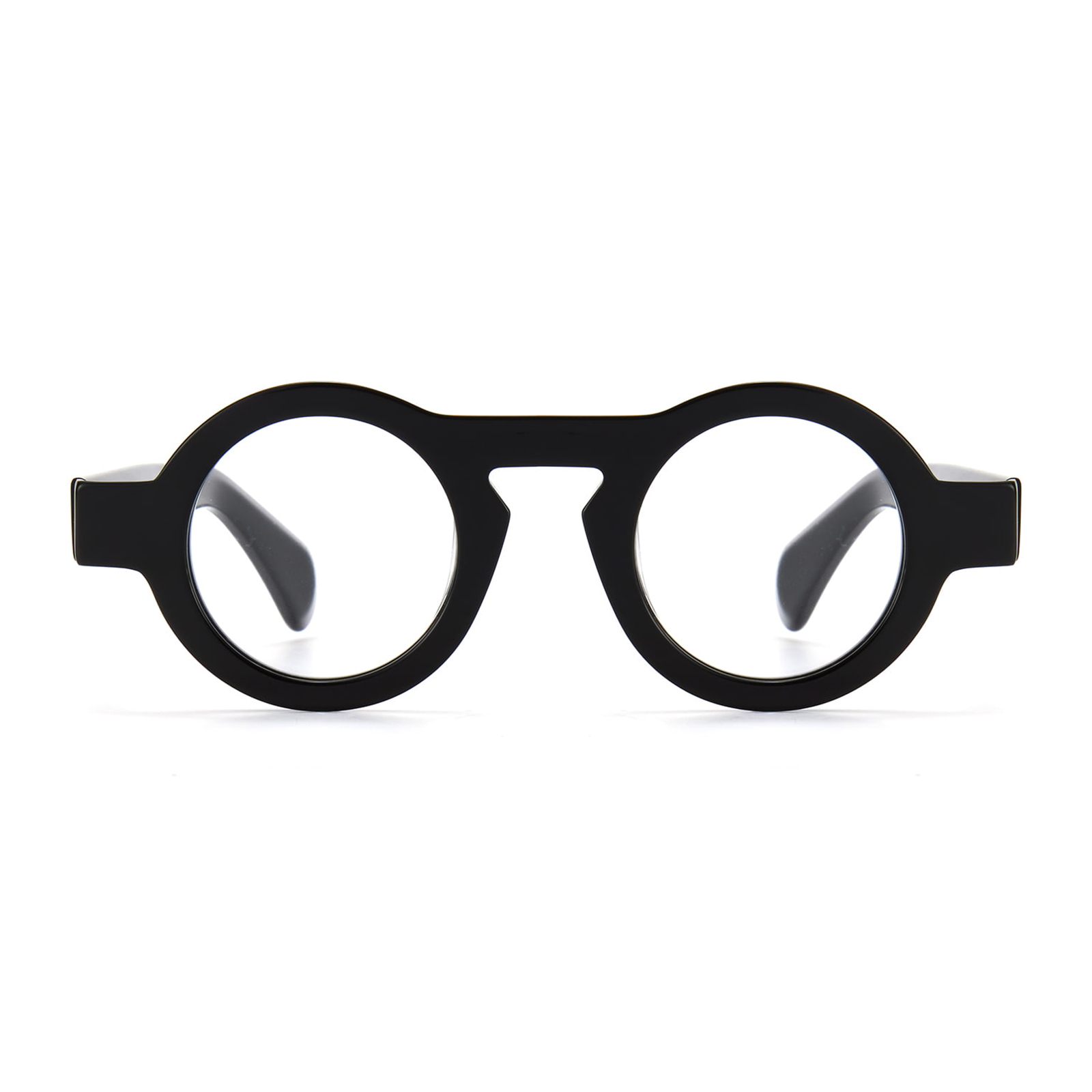 RD29001 Bato na Maliit na Bilog na Frame Acetate Glasses