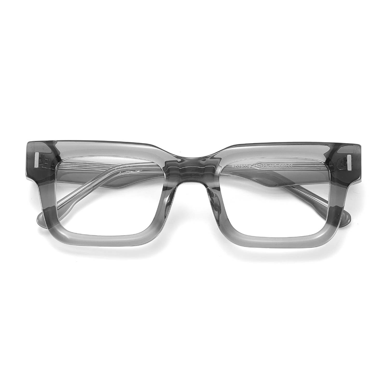 RD29008 Makapal na Frame Transparent Environmental Friendly Acrylic Glasses